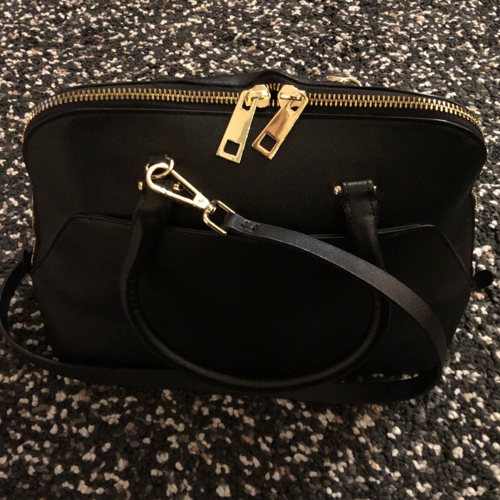 Zara Double Handled Bag With Strap - image 1